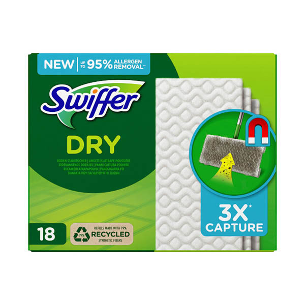 Sweeper Dry floor wipes refills (18 wipes) | Swiffer SSW00579 - 1
