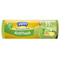 Swirl Actif Fresh  tear-resistant & leak-proof bin bags, 35 litres (9-pack) 6772452 SSW00084