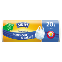 Bin bag (20L) with handle | Swirl | 20-pack SSW00078