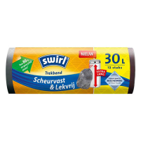 Bin bag (30L) with drawstring | Swirl | 12-pack SSW00543