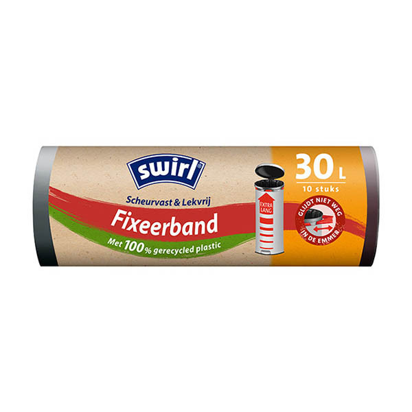 Bin bag (30L) with drawstring | Swirl XL | 10-pack SSW00088 - 1