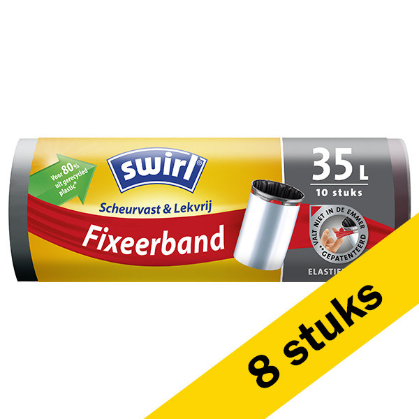 Bin bag 35L for pedal bins | Swirl 10-pack x 10 SSW00091 - 1