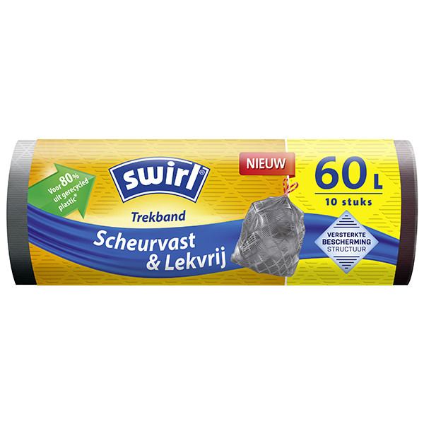 Swirl Garbage bags with drawstring 60L (10-pack) 6772476 SSW00074 - 1