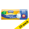 Swirl garbage bags with handles, 20 litres (10 x 20-pack) SSW00079 - 1