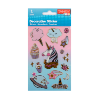 Tanex Puffy & Decoration Unicorn stickers (1 sheet) TNX-25016 404120