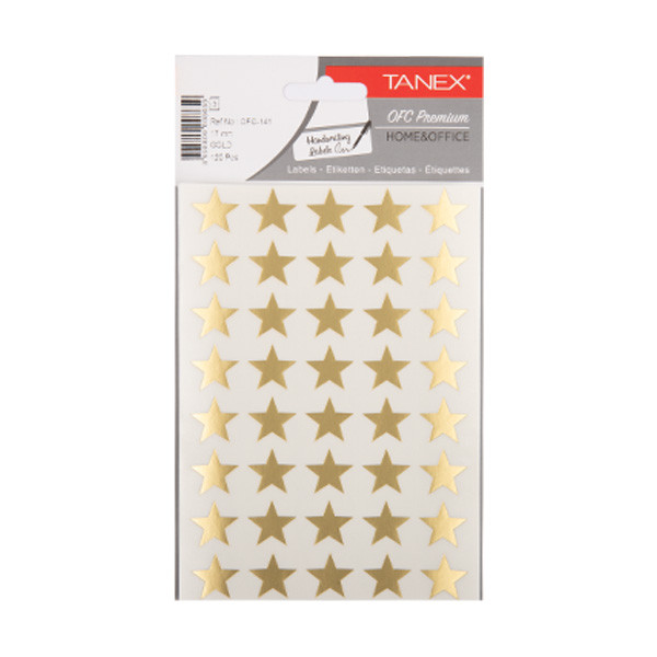 Tanex Stars small gold stickers (3 x 40-pack) OFC-141 404142 - 1