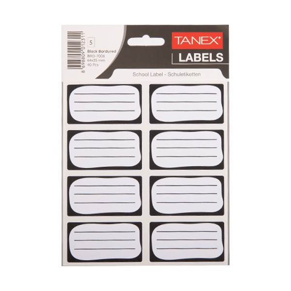 Tanex black book labels (40-pack) BRD-7006 404149 - 1