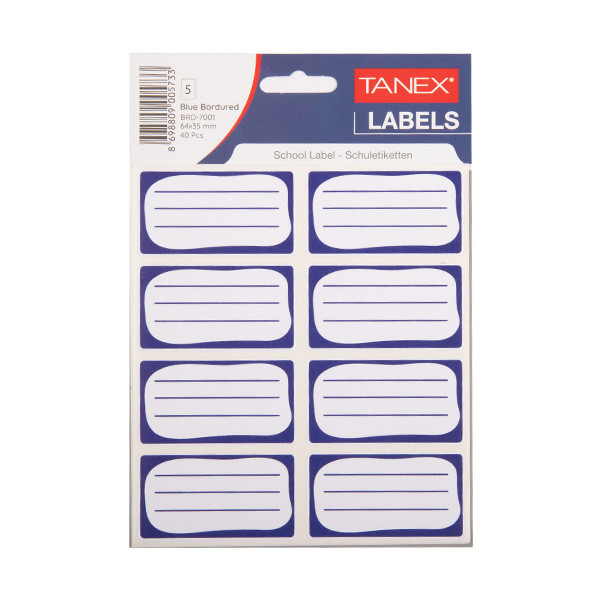 Tanex blue book labels (40-pack) BRD-7001 404144 - 1