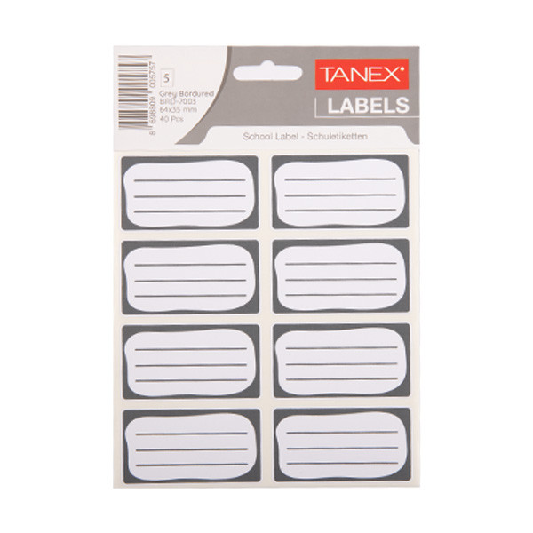Tanex grey book labels (40-pack) BRD-7003 404146 - 1