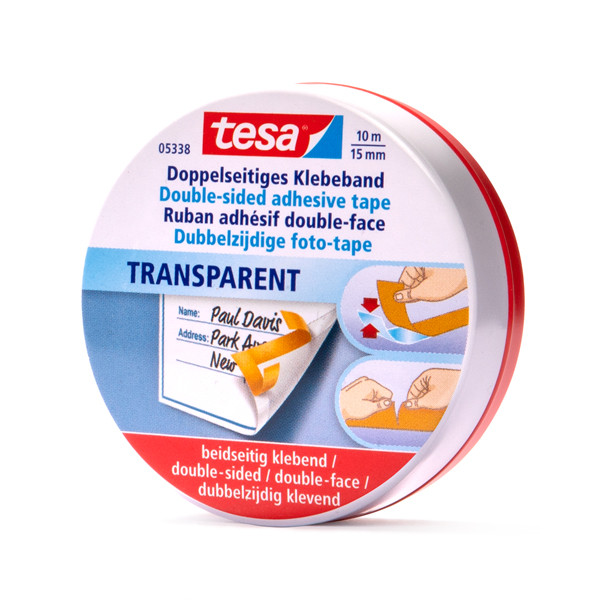 Tesa 5338 double-sided tape, 15mm x 10m 05338-00000-01 202254 - 1