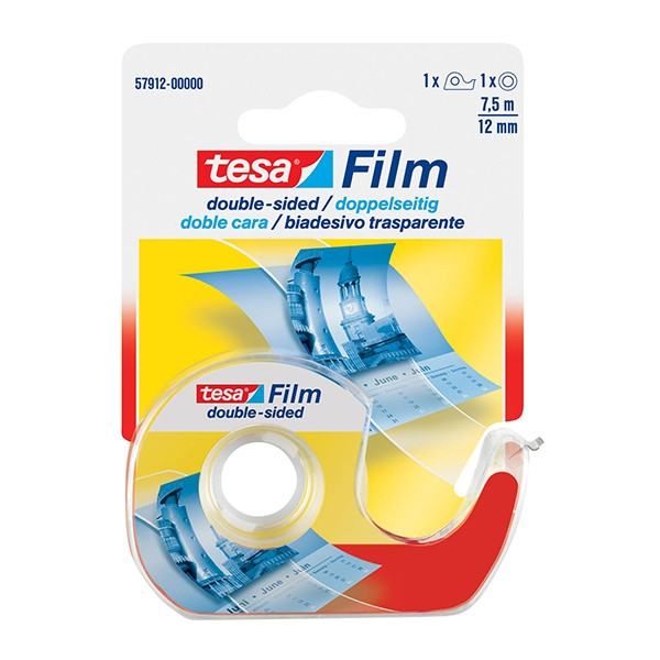 Tesa 57912 double-sided tape and dispenser, 12mm x 7.5m 57912-00000-01 202344 - 1