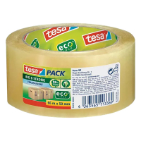 Tesa Bio & Strong transparent packing tape, 50mm x 66m 58296-00000-00 203303