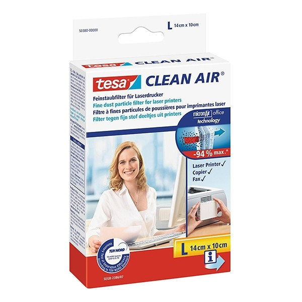 Tesa Clean Air fine dust filter, 140mm x 100mm 202356 - 1
