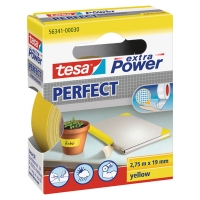 Cloth tape 19mm x 2.75m (yellow) | Tesa Extra Power 202275