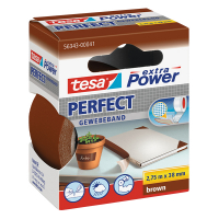 Cloth tape 38mm x 2.75m (brown) | Tesa Extra Power 202375