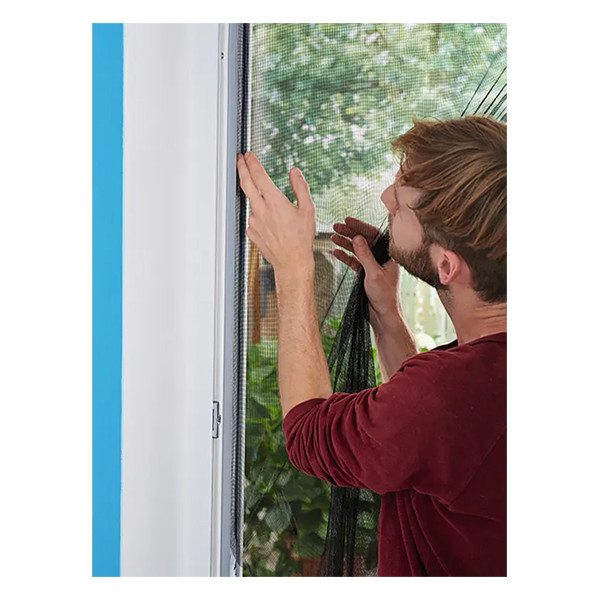 Door screen 65 x 220cm comfort | black | Tesa Insect Stop | 2-pack STE00017 - 3