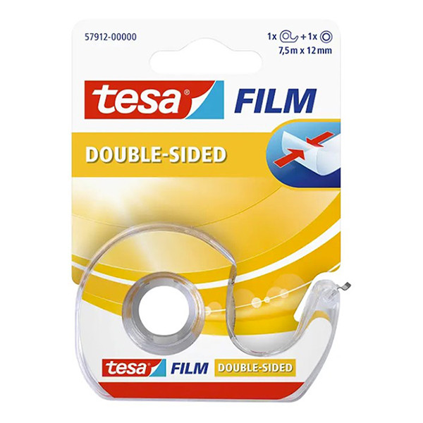 Double-sided tape 12mm x 7.5m (with dispenser) | Tesa 57912 202344 - 1