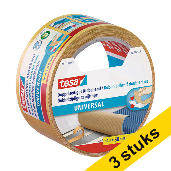 Double-sided tape 50mm x 10m | Tesa 56171 | 3-pack 202396 - 1