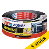 Duct tape 50mm x 25m | Tesa Extra Power Universal | black | 5-pack 202399 - 1
