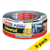 Duct tape 50mm x 25m | Tesa Extra Power Universal | grey | 5-pack 202398 - 1