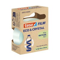 Tesa Eco & Crystal adhesive tape, 19mm x 10m 202426