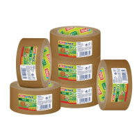 Tesa Eco Strong Adhesive brown paper packing tape, 50mm x 50m | 6-pack 202409