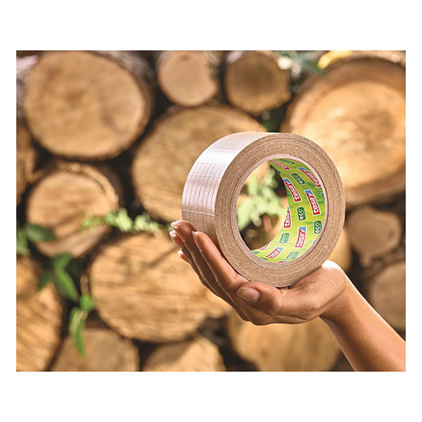 Tesa Eco Ultra Strong brown paper packaging tape, 50mm x 25m 56000-00000-00 203382 - 7