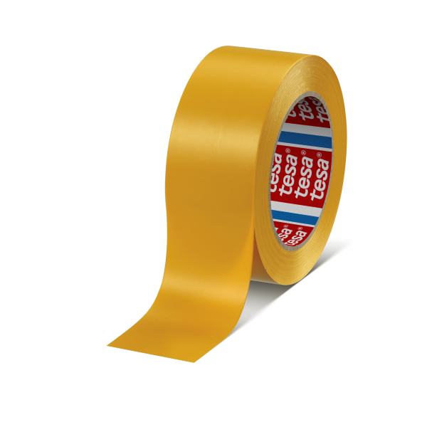 Floor marking tape 50mm x 30m (self-adhesive) | Tesa Professional yellow 203396 - 1