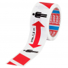 Floor marking tape 50mm x 50m (self-adhesive) | Tesa 202388 - 1