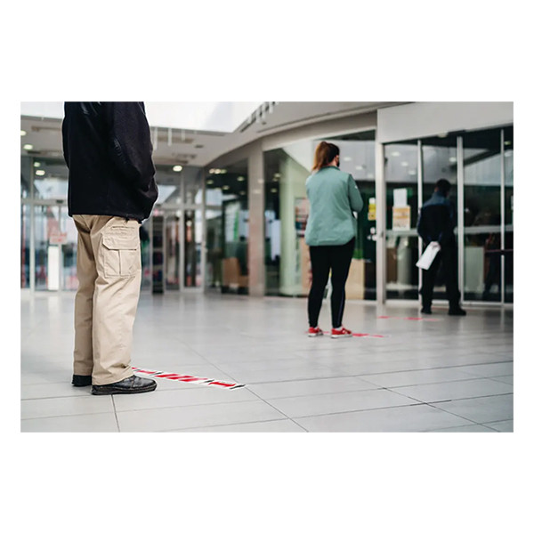 Floor marking tape 50mm x 50m (self-adhesive) | Tesa 202388 - 3