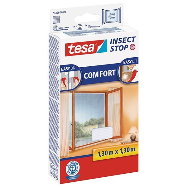 Tesa Insect Stop Comfort white fly screen, 130cm x 130cm 55396-00020-00 STE00007 - 