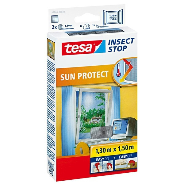 Tesa Insect Stop Sun Protect window, 130cm x 150cm 55806-00021-00 STE00009 - 1
