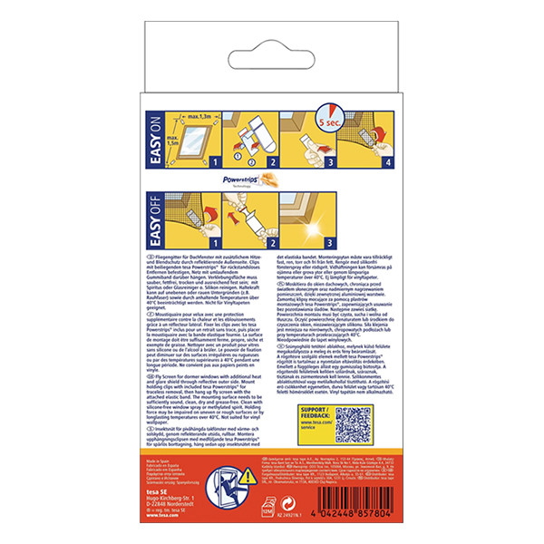 Tesa Insect Stop Sun Protect window, 130cm x 150cm 55806-00021-00 STE00009 - 2