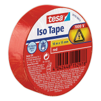 Insulation tape 15mm x 10m (red) | Tesa 203391
