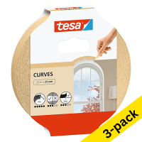 Masking tape (25mm x 25m) | Tesa Curves | 3-pack