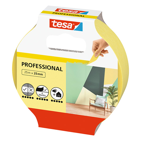 Masking tape (25mm x 25m) | Tesa Professional 203356 - 3