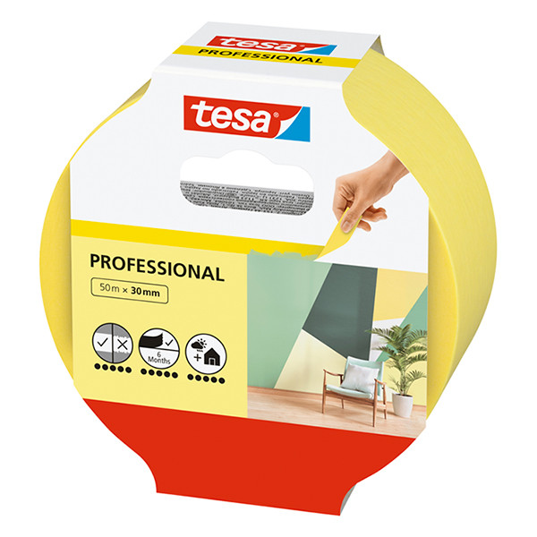 Masking tape (30mm x 50m) | Tesa Professional 203359 - 3