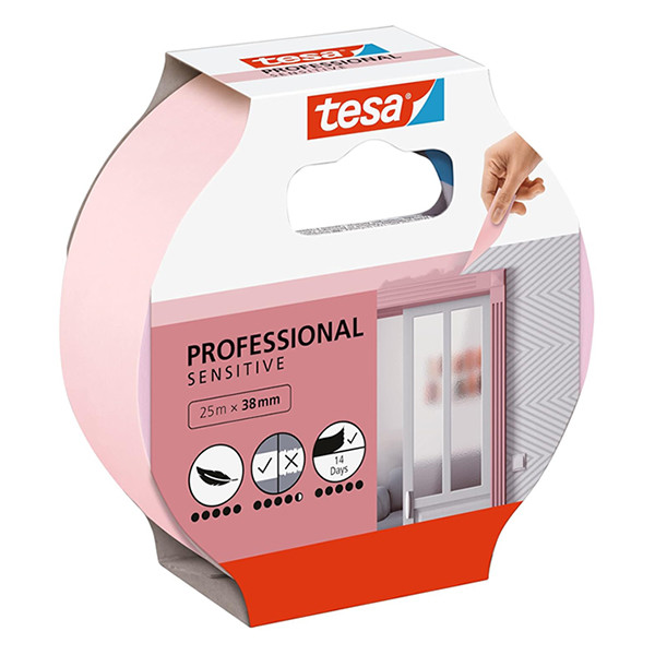 Masking tape (38mm x 25m) | Tesa Professional Sensitive 203378 - 1