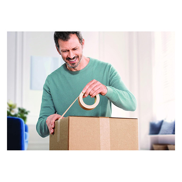 Packing tape 50mm x 50m (brown paper) | Tesa Paper Standard 203301 - 4