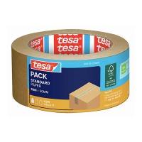 Packing tape 50mm x 50m (brown paper) | Tesa Paper Standard 203301