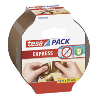 Packing tape 50mm x 50m (brown, self-adhesive) | Tesa Express 202379