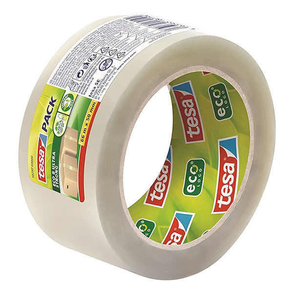 Packing tape 50mm x 66m (transparent) | Tesa Pack Eco & Ultra Strong 203381 - 3