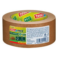 Tesa Paper Standard brown packing tape, 50mm x 50m (1 roll) 58291-00000-00 203301