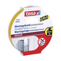 Tesa Powerbond Indoor double-sided mounting tape, 19mm x 5m 55741-00001-03 203355