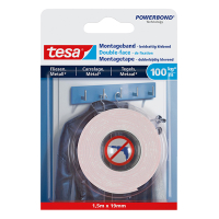 Tesa Powerbond mounting tape for tiles and metal, 19mm x 1.5m 77746-00000-00 202322