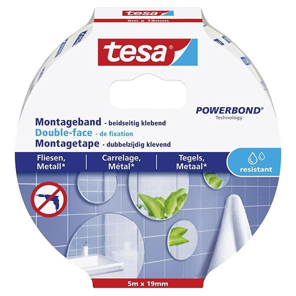 Tesa Powerbond waterproof mounting tape, 19mm x 5m 202321 - 1