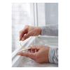 Tesa TesaMoll Classic P-profile White draft strip 9mm x 6m 203310 - 4