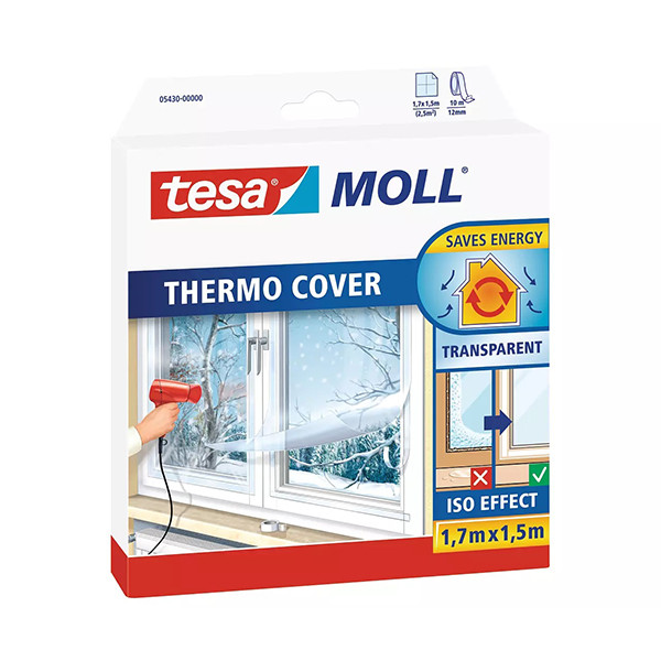 Tesa TesaMoll Thermo Cover transparent insulating foil, 1.7m x 1.5m (2.55m²) 05430-00000-01 203329 - 1