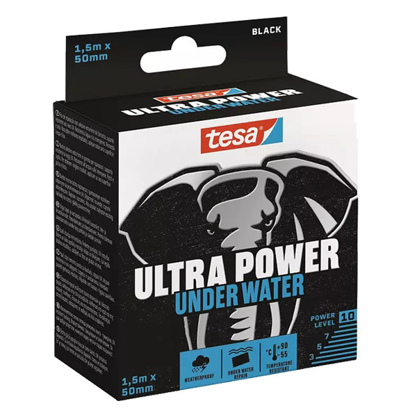 Tesa Ultra Power black under water repair tape, 50mm x 15m 203298 - 1