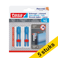 Tesa adhesive nail canvas for sensitive surfaces, 1kg (5 x 2-pack) 203344
